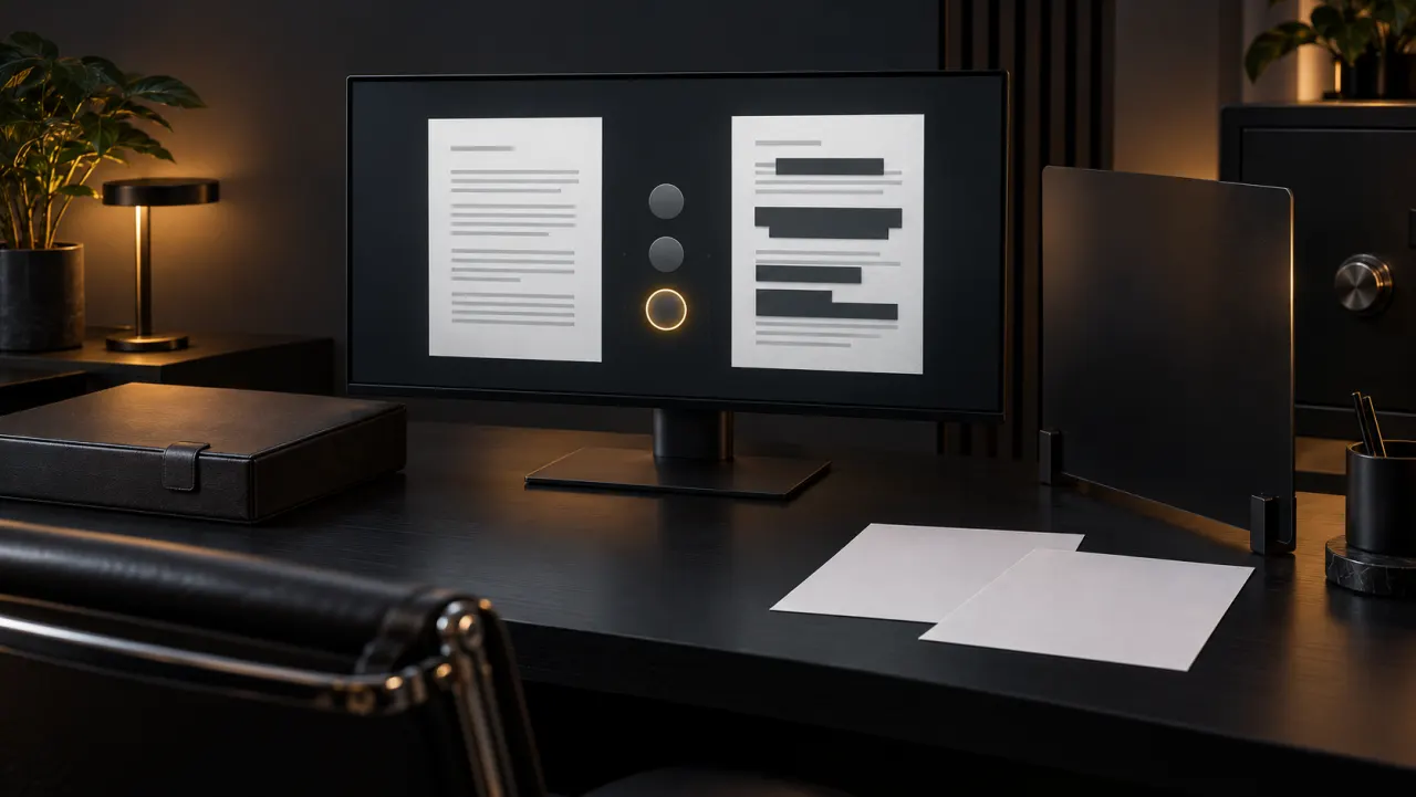 Desktop App for Redacting Documents