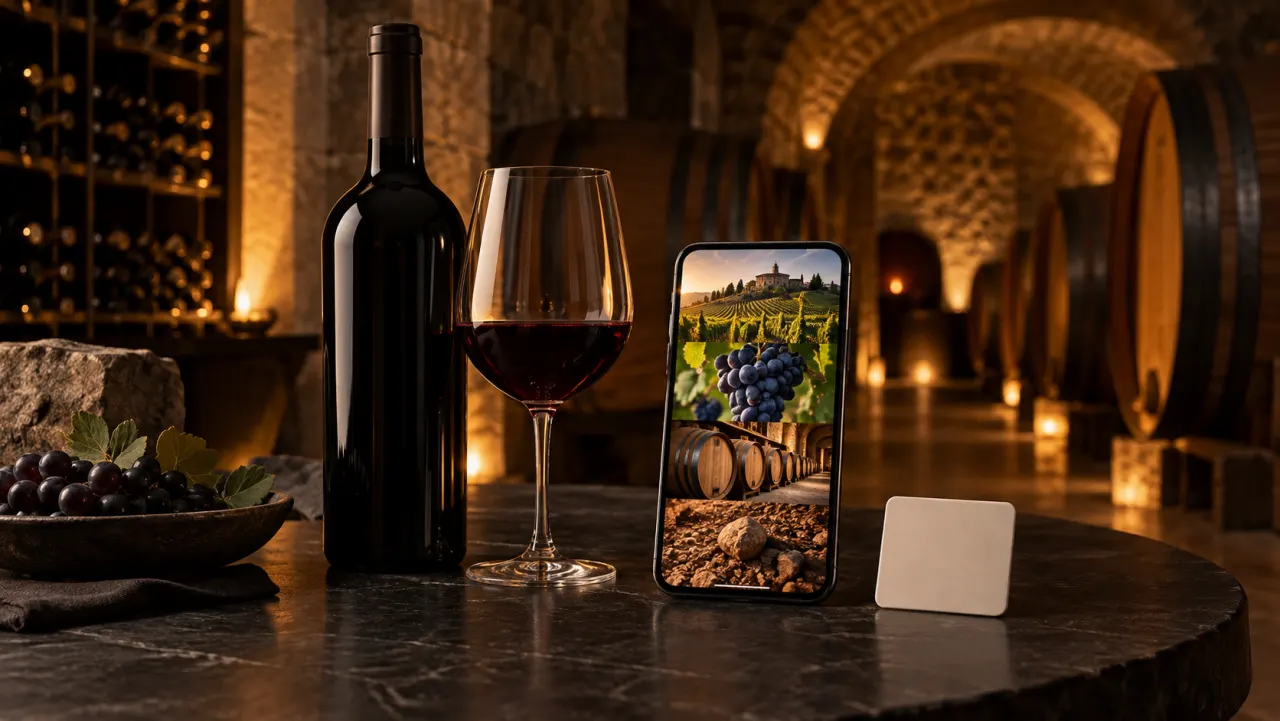 Digital Wine Cellar Visitor Card