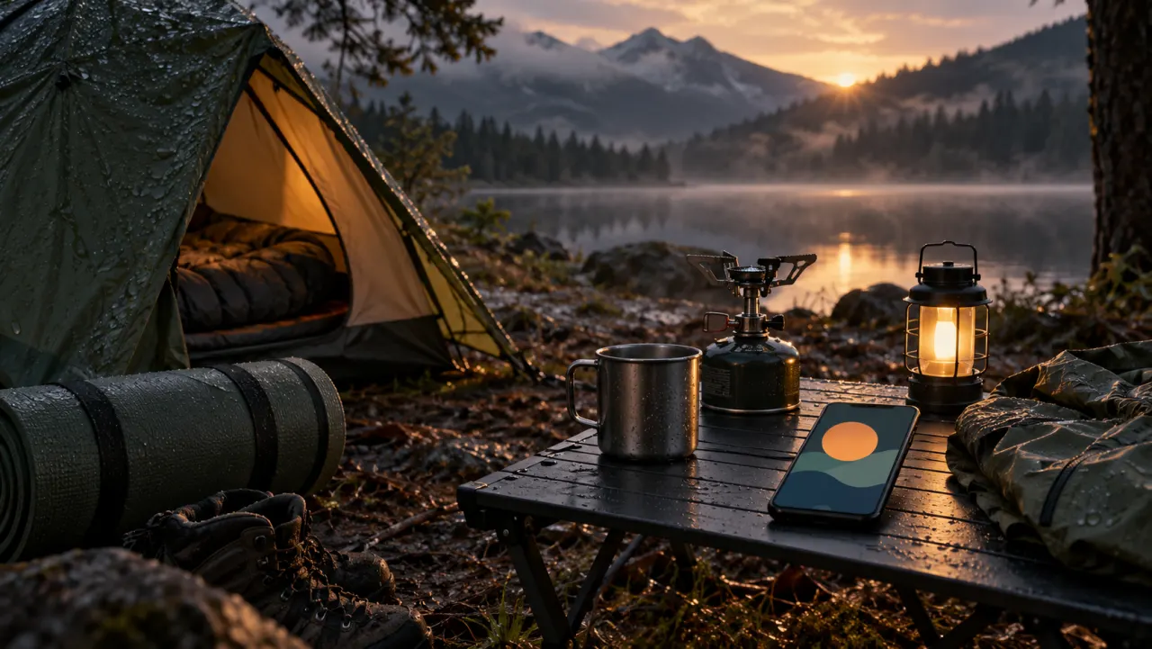 Digitaler Camping-Neuling