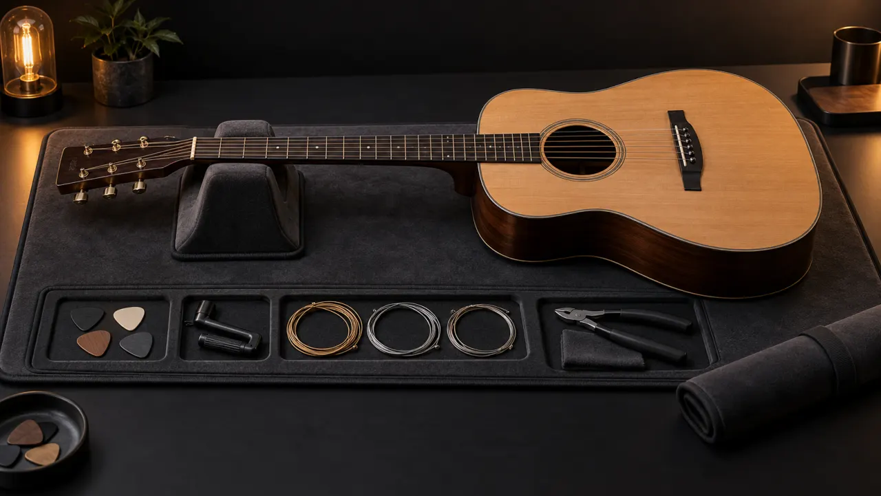 FBA-Saitenwechselmatte für Gitarren