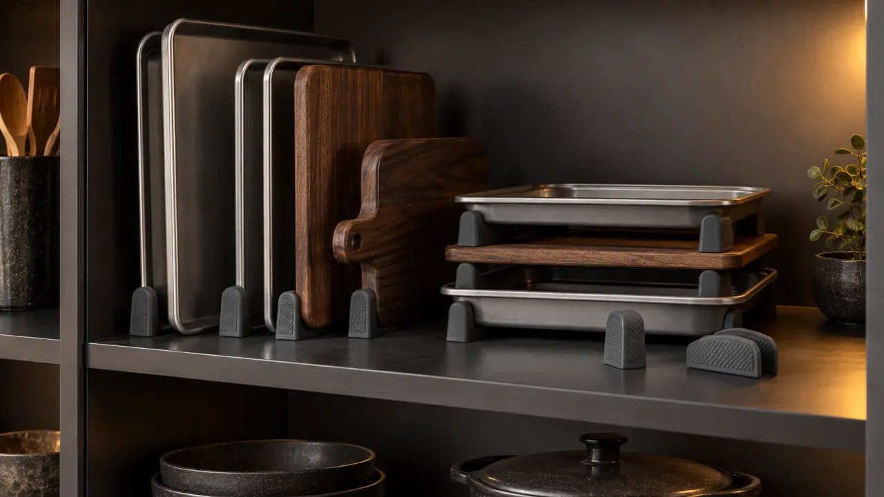 Baking-Sheet Stacking Clips