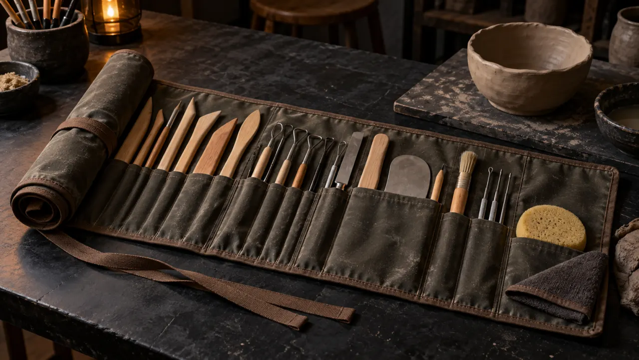 Pottery Tool Roll