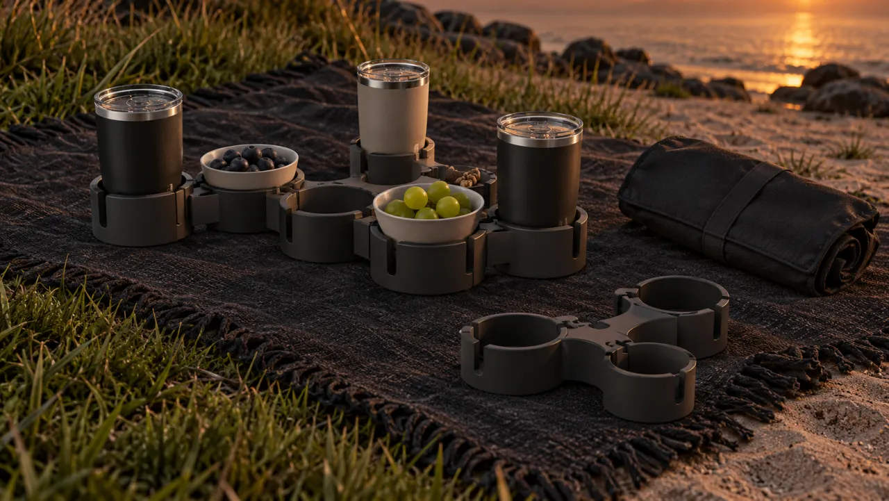 Modulare Picknick-Becherhalter