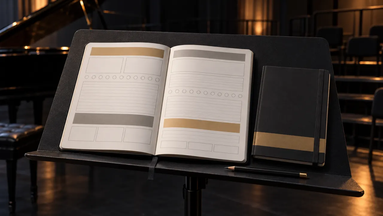 POD-Notizbücher für Chorproben