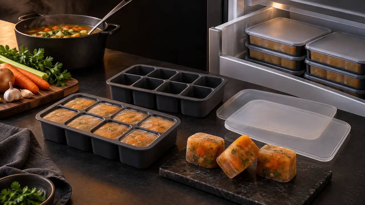 Portionsformen für Tiefkühlgerichte