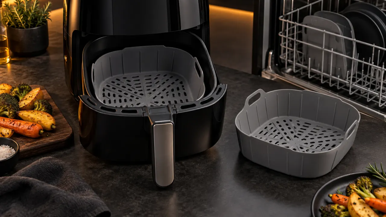 Dishwasher-Safe Air Fryer Liners