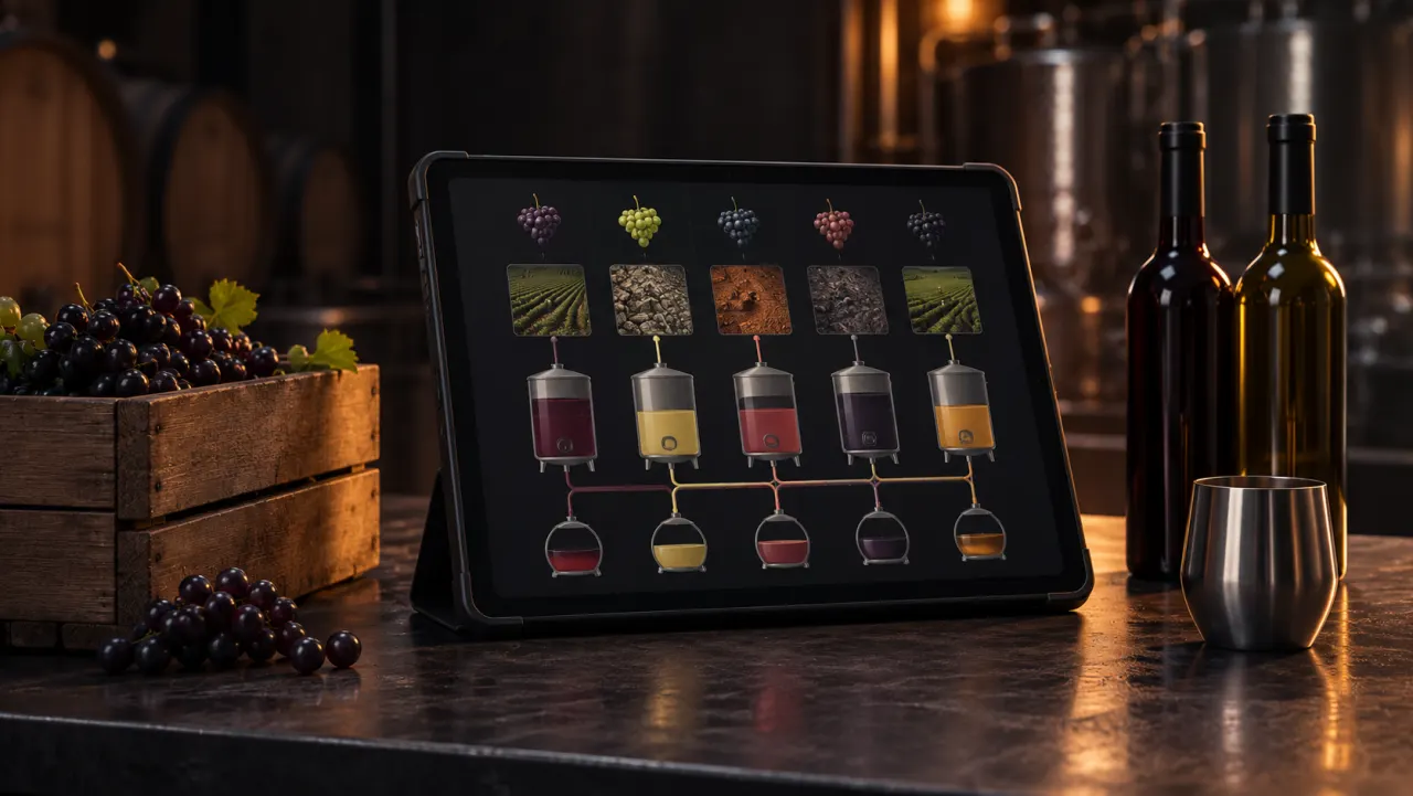 Harvest Batch Board for Small Wineries
